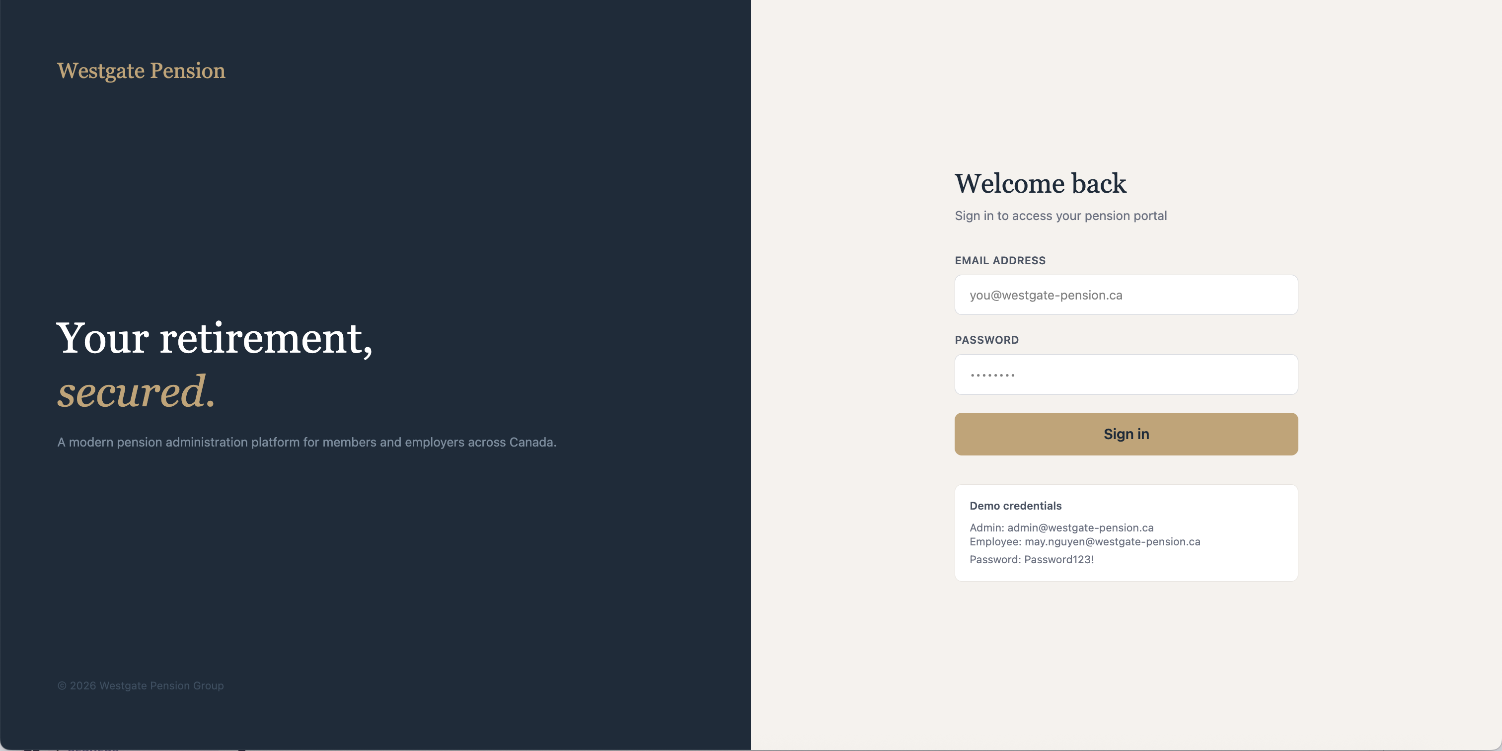 Westgate Pension screenshot 1